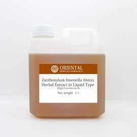 Zanthoxylum limonella Alston Herbal Extract in Liquid Type