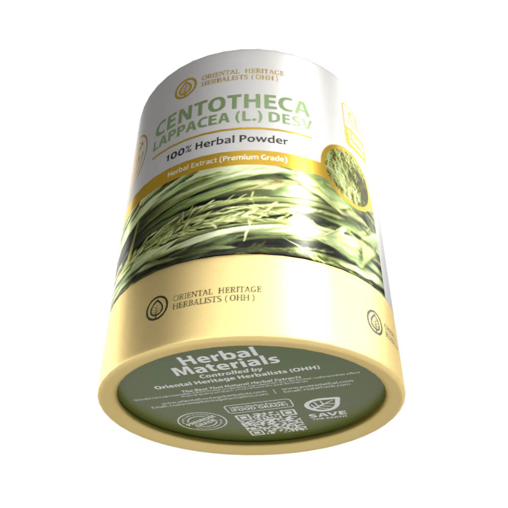 Gold 1 KG CENTOTHECA-View 2 Centotheca Lappacea Herb Powder Extract 1KG. (Premium Grade) st