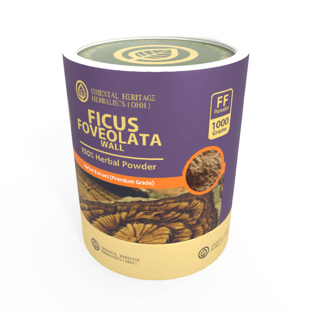 Gold 1 KG FICUS-View 4 Ficus Foveolata Wall Herbal Extract Powder 1 KG. (Premium Grade) TR