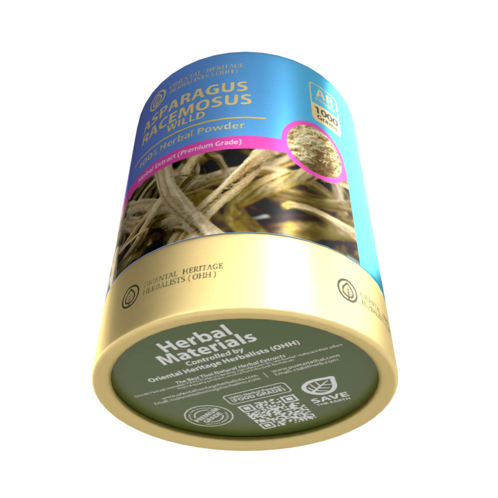 Gold 1 KG ASPARAGUS-View 2 Asparagus Racemosus Willd Herb Powder Extract 1KG. (Premium Grade) TS