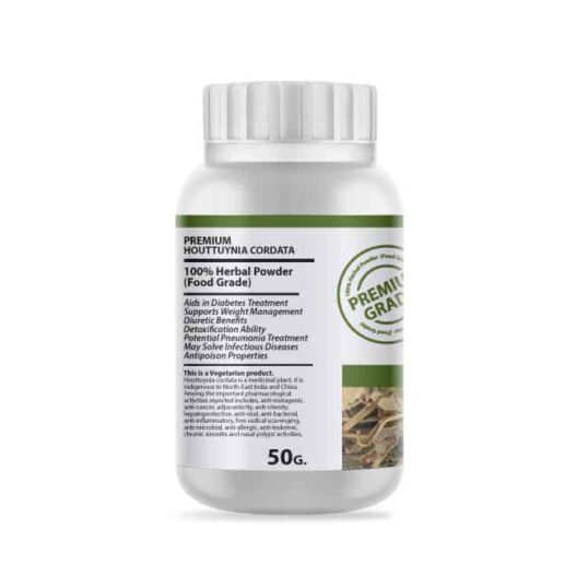 Houttuynia cordata Herb Powder Extract 50 G. (Premium Grade) L