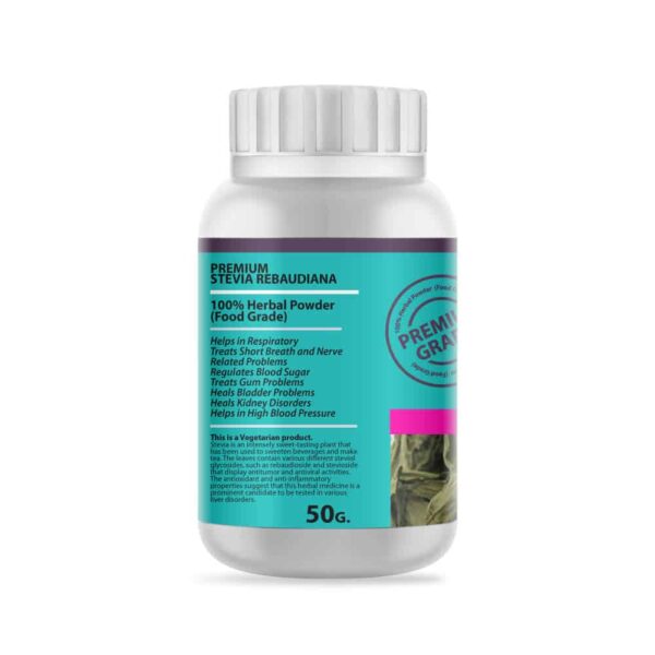 Stevia Rebaudiana Herb Powder Extract 50 G. 2