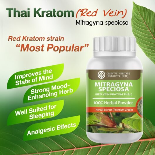 Red Vein Thai Kratom Powder