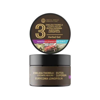 (3in1) enkleia thorelii (lecomte) nervling, butea superba, eurycoma longifolia gel (premium grade) 50 g