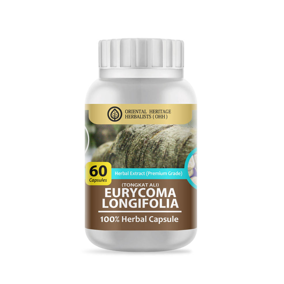 Eurycoma Longifolia Herb 60 Capsules (Premium Grade) ORIENTAL HERITAGE HERBALISTS