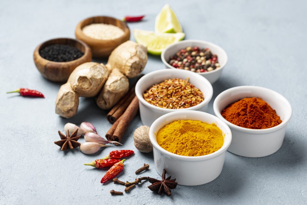 Close Up Asian Food Ingredients Arrangement 1024x684