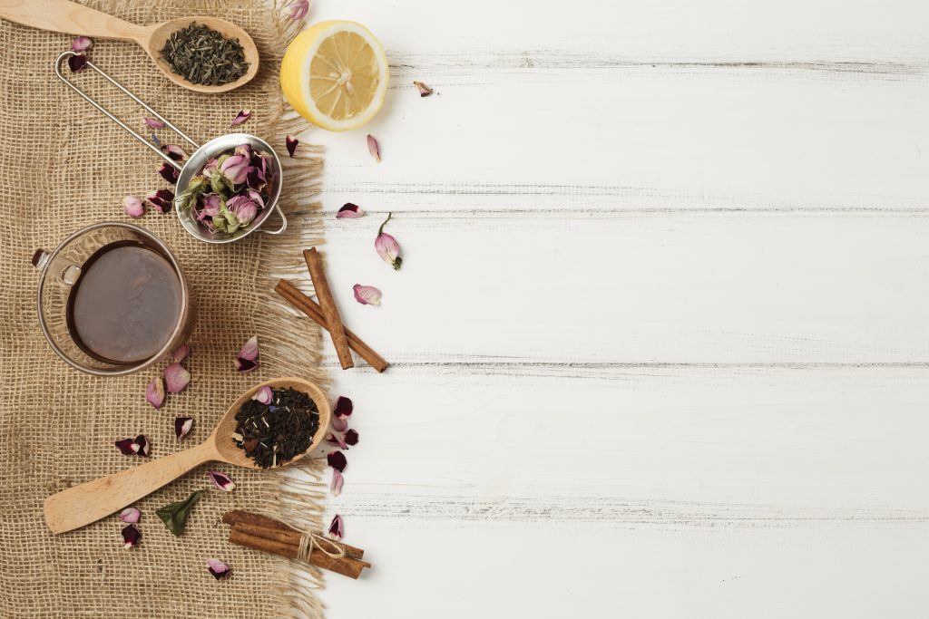 Top View Composition Tea Concept 1024x683