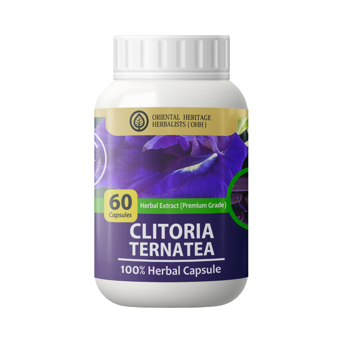 clitoria Clitoria ternatea (Butterfly Pea) Capsule