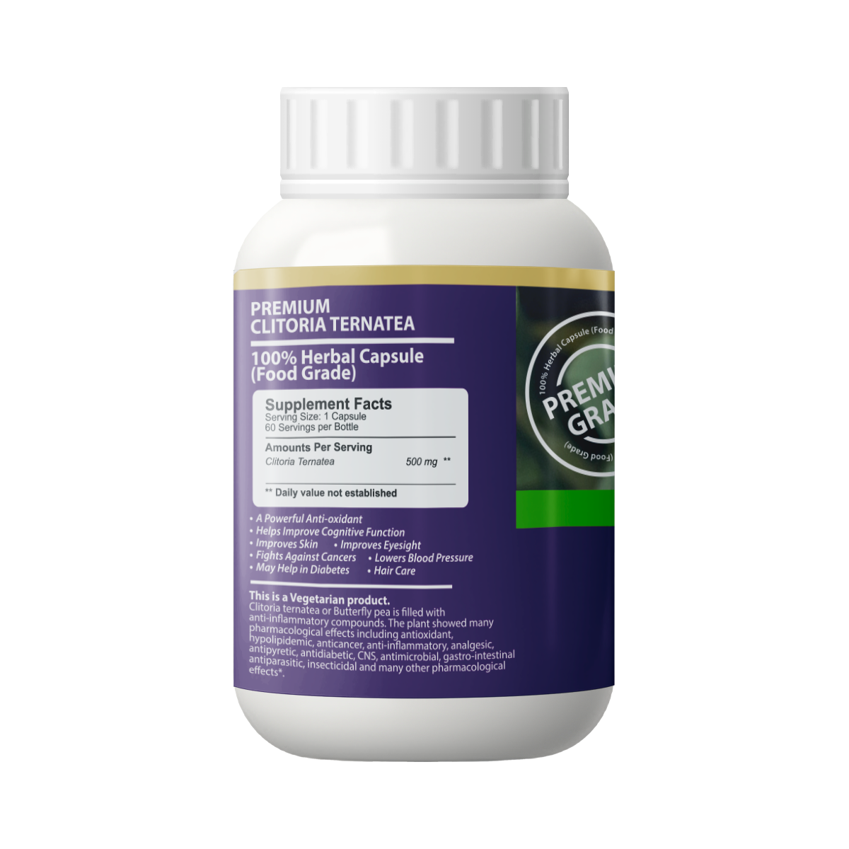 clitoria l Clitoria ternatea (Butterfly Pea) Capsule L