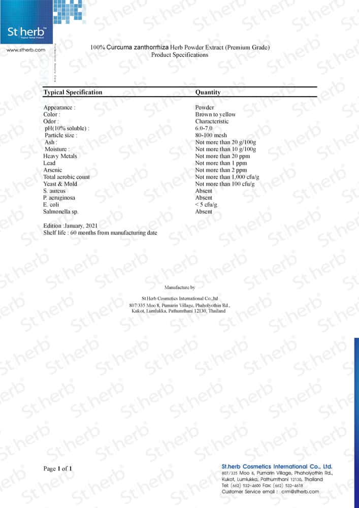 Spec Curcuma zanthorrhiza powder Spec Curcuma zanthorrhiza powder
